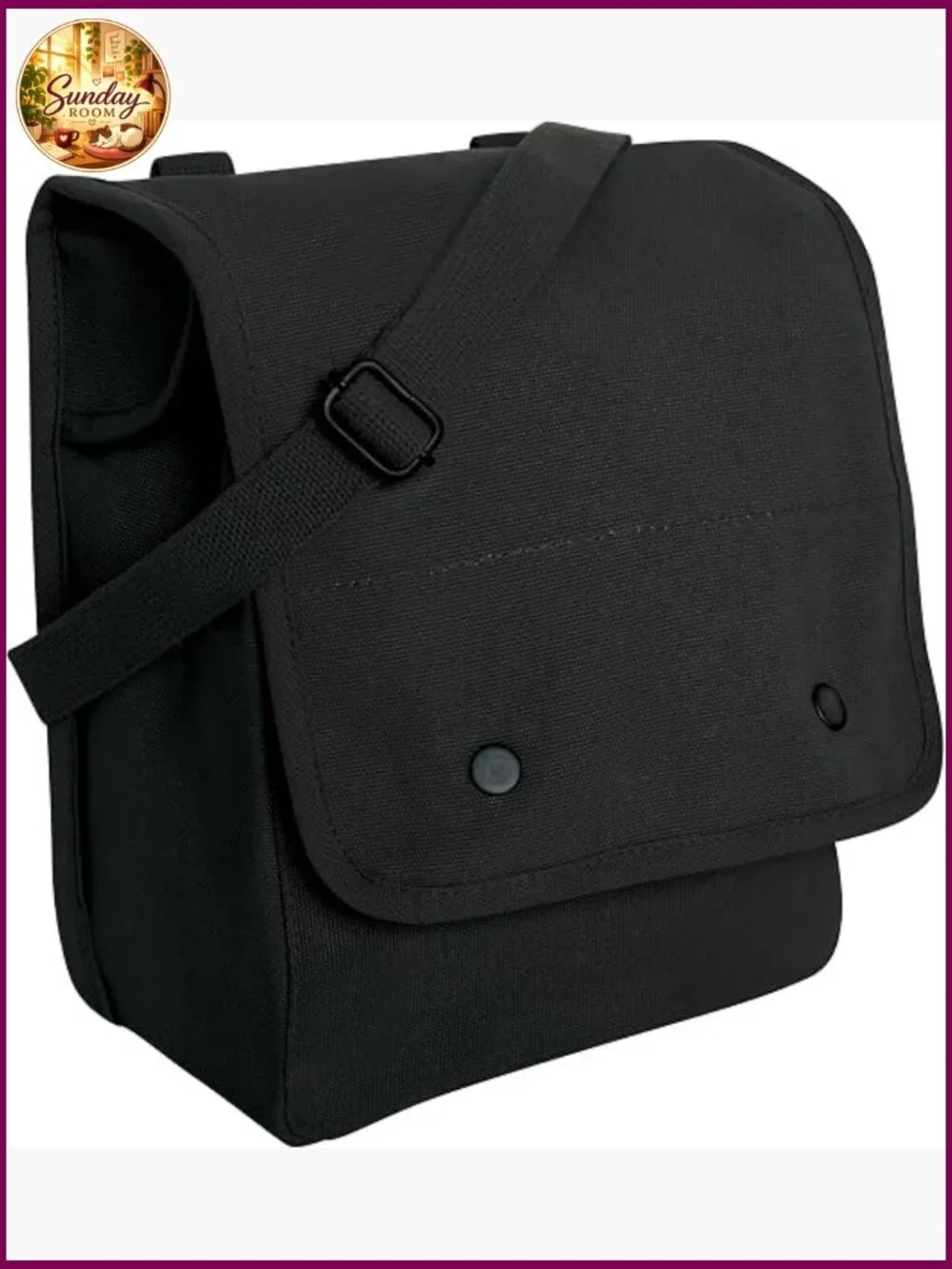 Canvas Map Case Shoulder Bag – Rugged Crossbody EDC Utility Storage